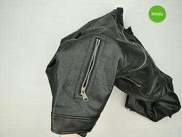 bomber jacket: Męska kurtka skórzana, rozmiar 2XL — 6