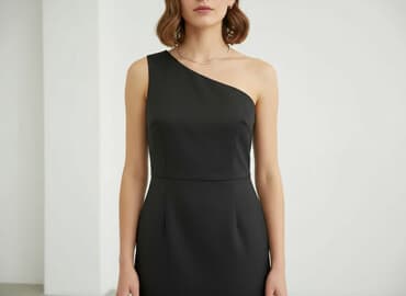 prosta klasyczna sukienka: Sukienka damska, rozmiar M — 1