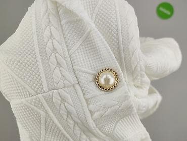 gruby bialy golf: Kardigan damski, rozmiar 4XL — 5