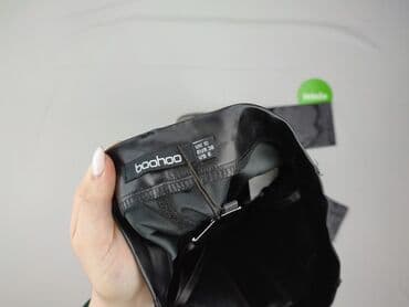 legginsy woskowane wysoki stan: Boohoo, Spodnie damskie, M — 4