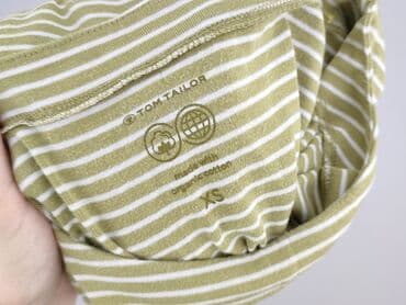 koszulka z kwiatem stradivarius: Tom Tailor, Bluzka damska, XS — 5