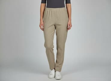 spódnico spodnie lniane: Spodnie materiałowe damskie, rozmiar M — 1