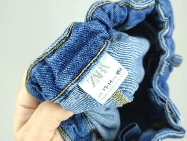 sinsay golf: Spodnie jeansowe, Zara, 14 lat, 164, stan - Bardzo dobry — 4