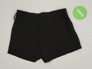 eleganckie czarne krótkie spodenki damskie: Amisu, Szorty damskie, rozmiar M — 3