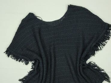 bluzki nietoperz plus size: Ponczo damskie, rozmiar One size — 1