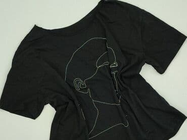 czarne t shirty basic: C&A, T-shirt damski, rozmiar M — 1