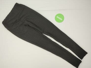 legginsy woskowane wysoki stan: Leggings, Legginsy Sportowe damskie, S — 4