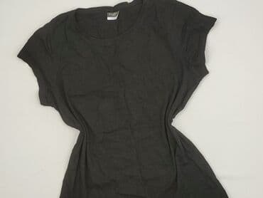 czarne t shirty w serek damskie: Beloved, T-shirt damski, rozmiar L — 1