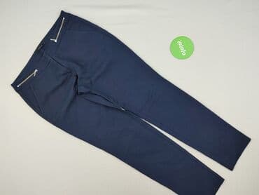 srebrne spodnie mohito: Mohito, Material trousers for women, size M — 2