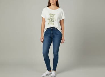 długie t shirty z nadrukiem: T-shirt damski, rozmiar 3XL — 1