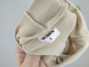 sweter czerwony: Golf damski, rozmiar L — 4