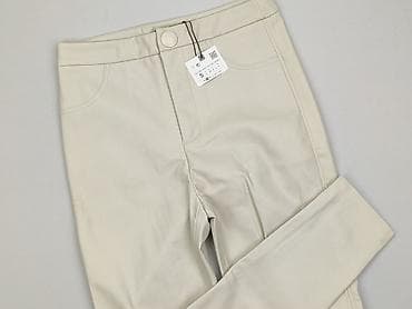 zara sweter: Zara, Legginsy Ze skóry ekologicznej damskie, rozmiar S — 1