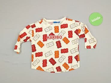 czarne obcisłe spodnie: Sweatshirt, 3-4 years, 98-104 cm, condition - Perfect — 2