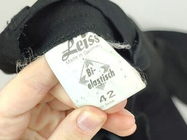 długie spodnie damskie dla wysokich: Spodnie materiałowe damskie, rozmiar XL — 4