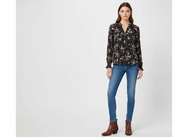 eleganckie bluzki czarne: CKH Clockhouse, Bluzka damska, rozmiar S — 7