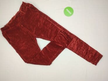 Women: Material trousers for women, size S (EU 36) — 2