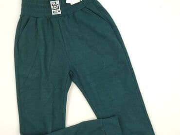 legginsy damskie plus size: Material trousers for women, size L (EU 40) — 1