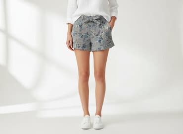 komplet welurowy krótkie spodenki: Atmosphere, Szorty damskie, rozmiar S — 1