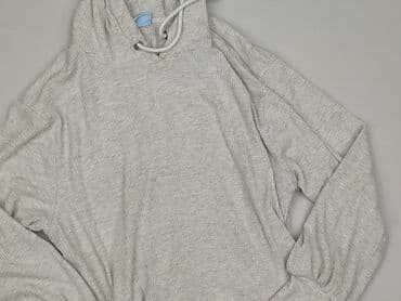 sweter w paski h: Blue, Women`s hoodie, size M (EU 38) — 1