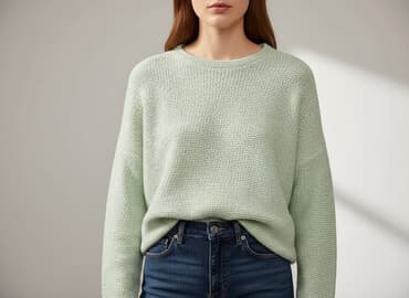 zara zielony sweter: Zara, Sweter damski, rozmiar M — 1