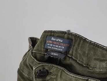 pull and bear ogrodniczki: Bershka, Spodnie materiałowe damskie, rozmiar S — 6