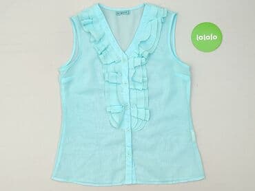 koszulka z dekoltem karo: Terranova, Bluzka damska, S — 5