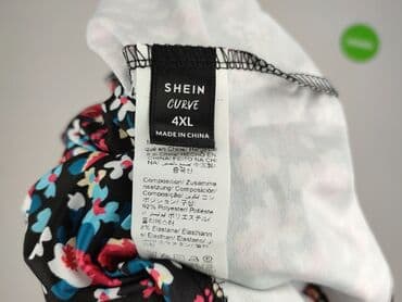 koszula w geometryczne wzory: Shein, Bluzka damska, rozmiar 4XL — 4