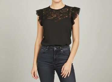 shein sukienki eleganckie na komunię: Shein, Bluzka damska, rozmiar S — 7