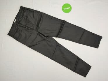 zara spodnie czarne szerokie: PULL&BEAR, Spodnie materiałowe damskie, rozmiar M — 2