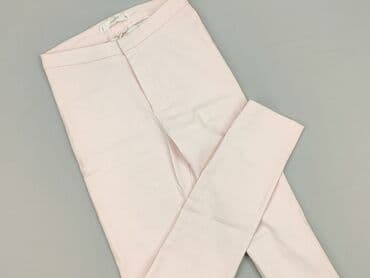jaka bluzka do różowych spodni: Material trousers for women, size XS — 2