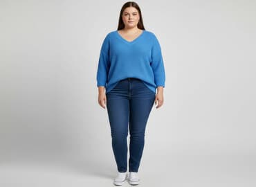 koszula swoateczna: Sweter damski, rozmiar 7XL — 5