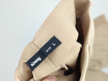 sinsay spodnie bezowe: Sinsay, Spodnie materiałowe damskie, rozmiar L — 5