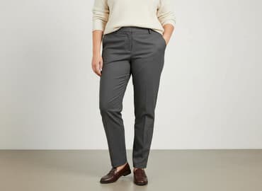 spodnie materiałowe tommy hilfiger: H&M, Spodnie materiałowe damskie, rozmiar 4XL — 7