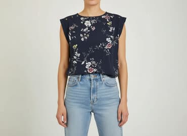 bluzka dekolt łódka zalando: F&F, Bluzka damska, rozmiar M — 6