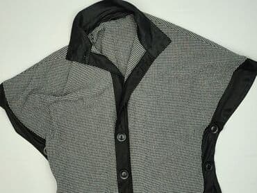 kurtka zimowa w pepitkę: Ponczo damskie, rozmiar 5XL — 2