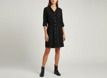 czarne spódniczka sinsay: Sinsay, Sukienka damska, rozmiar S — 6