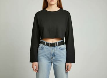 cropp bluzki z krótkim rękawem: Sinsay, Top damski, rozmiar XS — 6