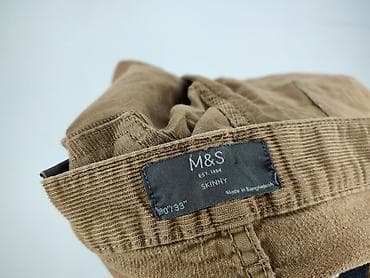 dresy c: Męskie spodnie sztruksowe M&S Skinny - Fason: skinny (zwężane — 5