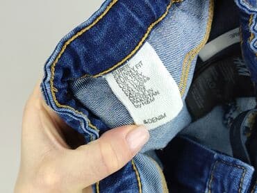 spodnie woskowane beige: Spodnie jeansowe, H&M, 12 lat, 152, stan - Bardzo dobry — 4