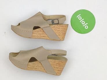 ccc kozaki beżowe: Sandały damskie, 36 — 4