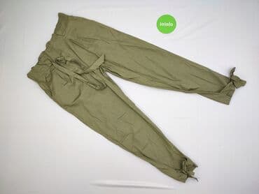 oliwkowe buty: Spodnie materiałowe damskie, rozmiar S — 2