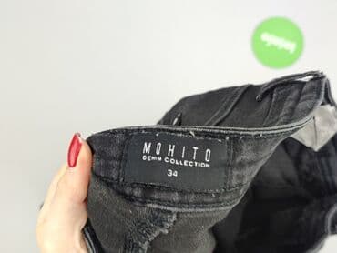 mohito czarne jeansy: Mohito, Jeansy damskie, rozmiar XS — 4