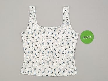 bialy top: Top damski, rozmiar L — 2