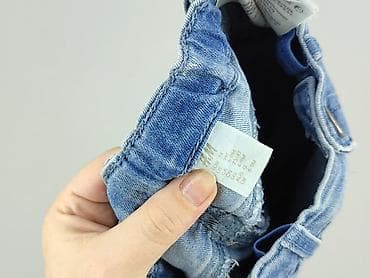 dresy s: Spodnie jeansowe, H&M, 6-9 miesięcy, stan - Idealny — 4
