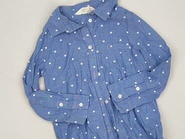 sukienka codzienna: Shirt 2-3 years, condition - Very good, pattern - Print, color - Blue — 1