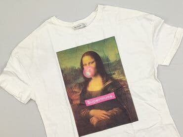 mona lisa t shirty bershka: Stradivarius, T-shirt damski, rozmiar S — 1