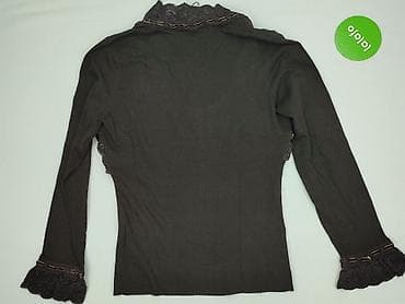 brazowe klapki a: Bluzka damska, rozmiar S — 3