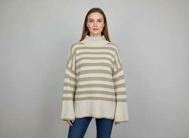 sweter w paski c a: Sweter damski, rozmiar One size — 1