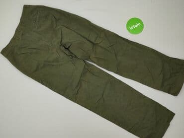oliwkowe buty: Spodnie materiałowe damskie, rozmiar S — 3