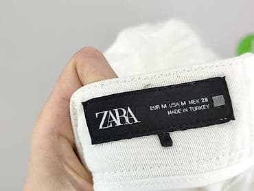 zara basic kurtka puchowa: Zara, Spodnie materiałowe damskie, rozmiar M — 4
